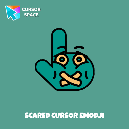 Scared cursor emodji pointer cursor